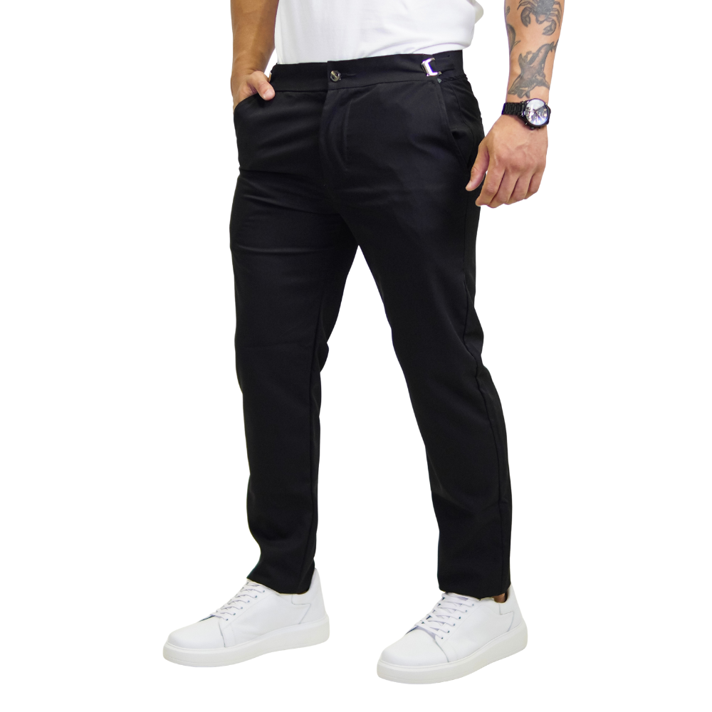 Calça Alfaiataria Masculina Regulagem na Lateral - RCForman