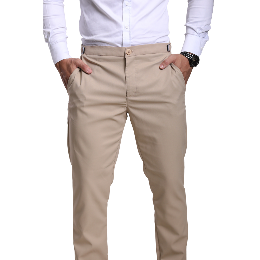 Calça Alfaiataria Masculina Regulagem na Lateral - RCForman