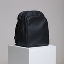 Mochila Masculina em Couro Sintético Preto - Elegante e Funcional