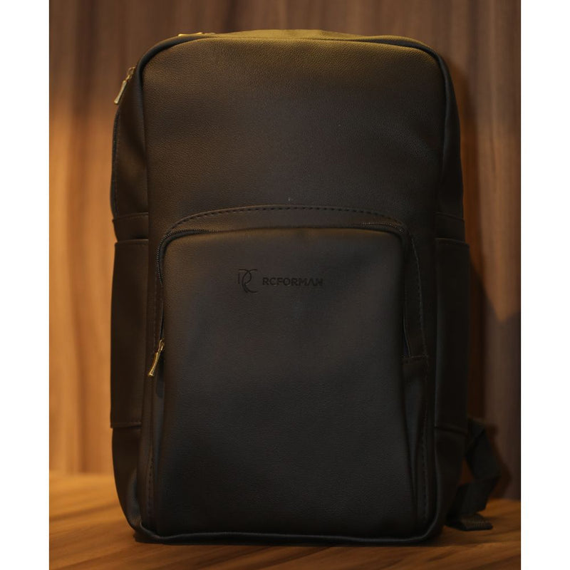 Mochila Masculina em Couro Sintético – Executiva e Casual com Compartimentos