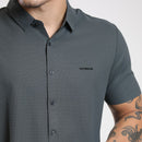 Camisa Masculina Manga Curta em Microfibra - Conforto e Estilo