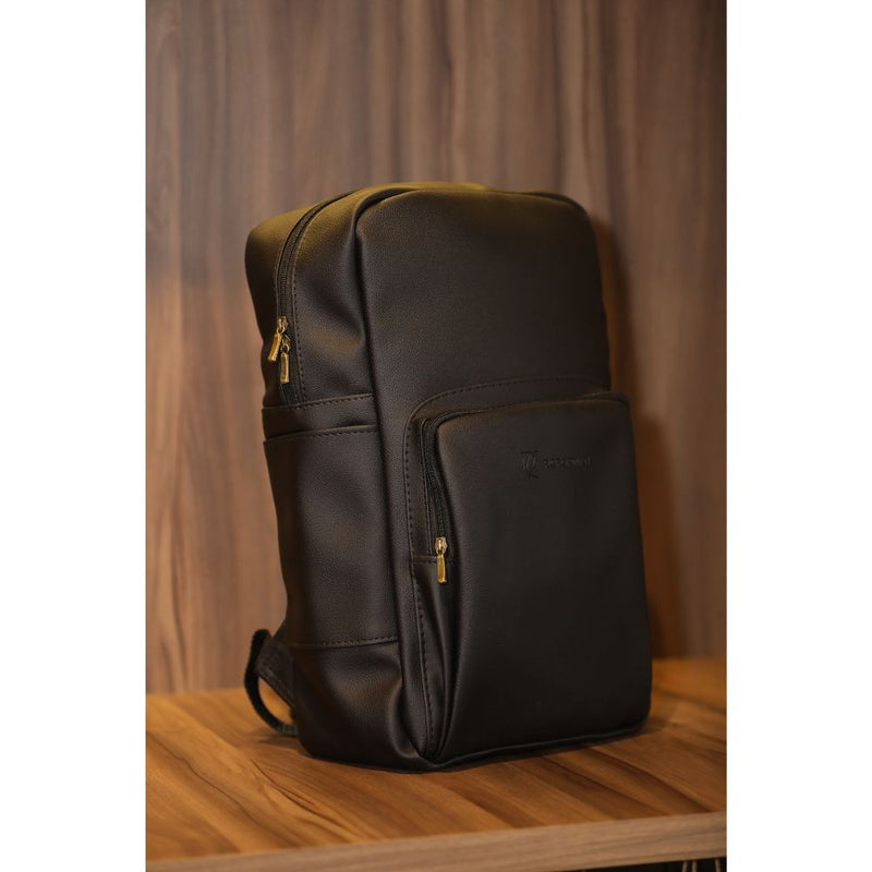 Mochila Masculina em Couro Sintético – Executiva e Casual com Compartimentos