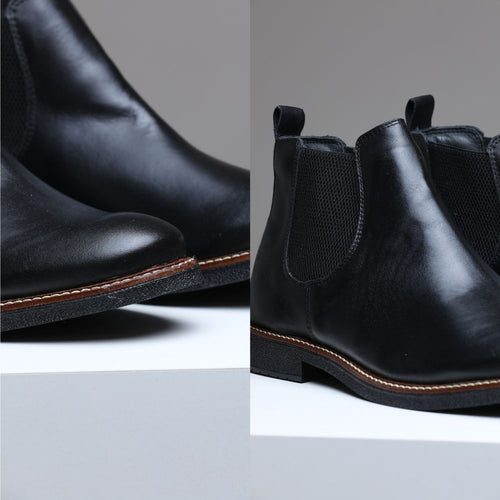 Bota Chelsea Masculina RC em Couro Marrom – Estilo Elegante e Conforto