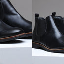 Bota Chelsea Masculina RC em Couro Marrom – Estilo Elegante e Conforto