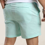 Short Masculino de Linho - RCForman - Azul Claro