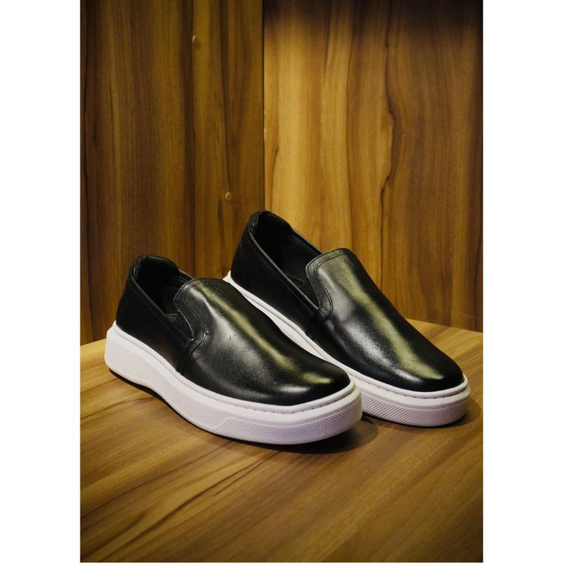 Tênis Slip On RC Masculino Cinza – Conforto, Estilo Casual e Solado Branco