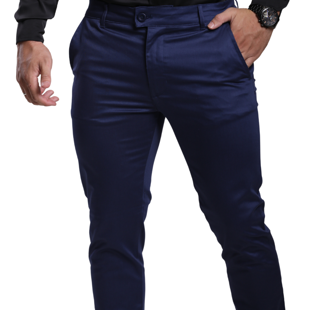 Calça Alfaiataria RC Masculina  Em Sarja - Elegância e Conforto | Moda Masculina
