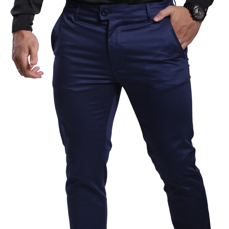 Calça Alfaiataria RC Masculina  Em Sarja - Elegância e Conforto | Moda Masculina