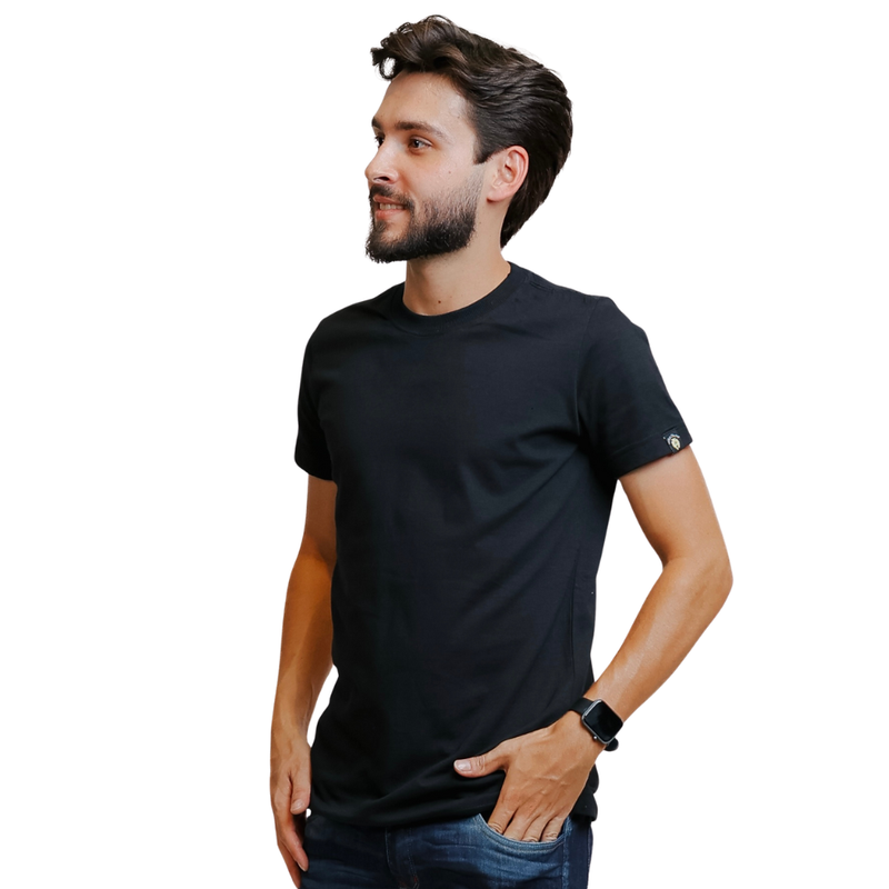 Camiseta Masculina Básica Premium Algodão c/ elastano – Conforto e Estilo Casual