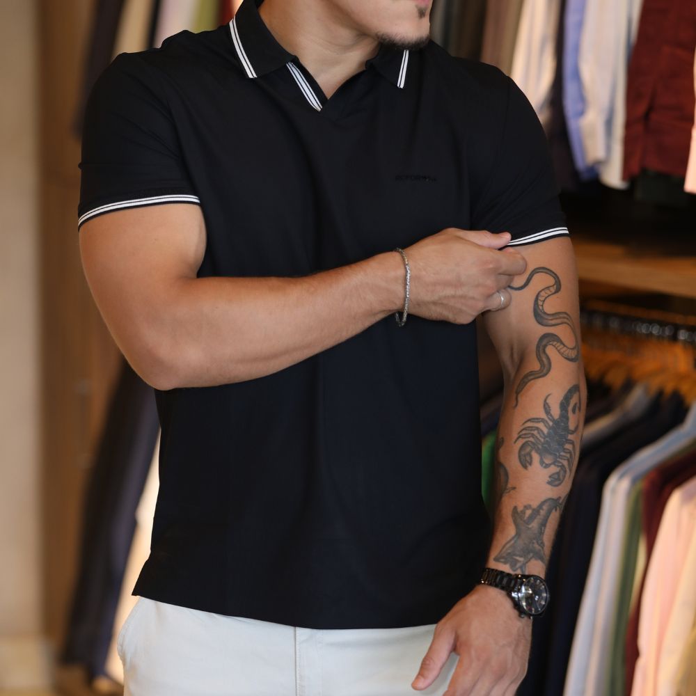Camiseta Polo Masculina – Estilo Casual e Elegante | Várias Cores
