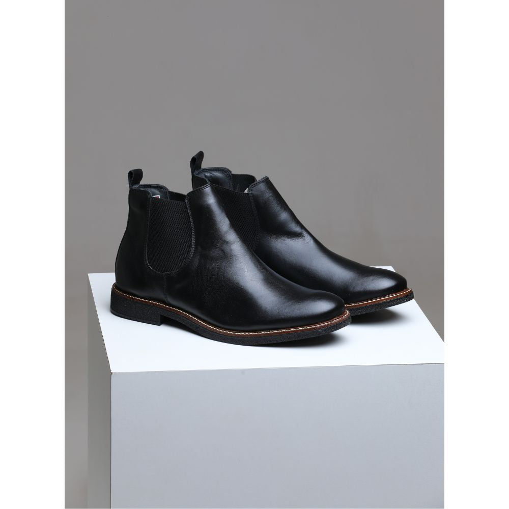 Bota Chelsea Masculina RC em Couro Marrom – Estilo Elegante e Conforto