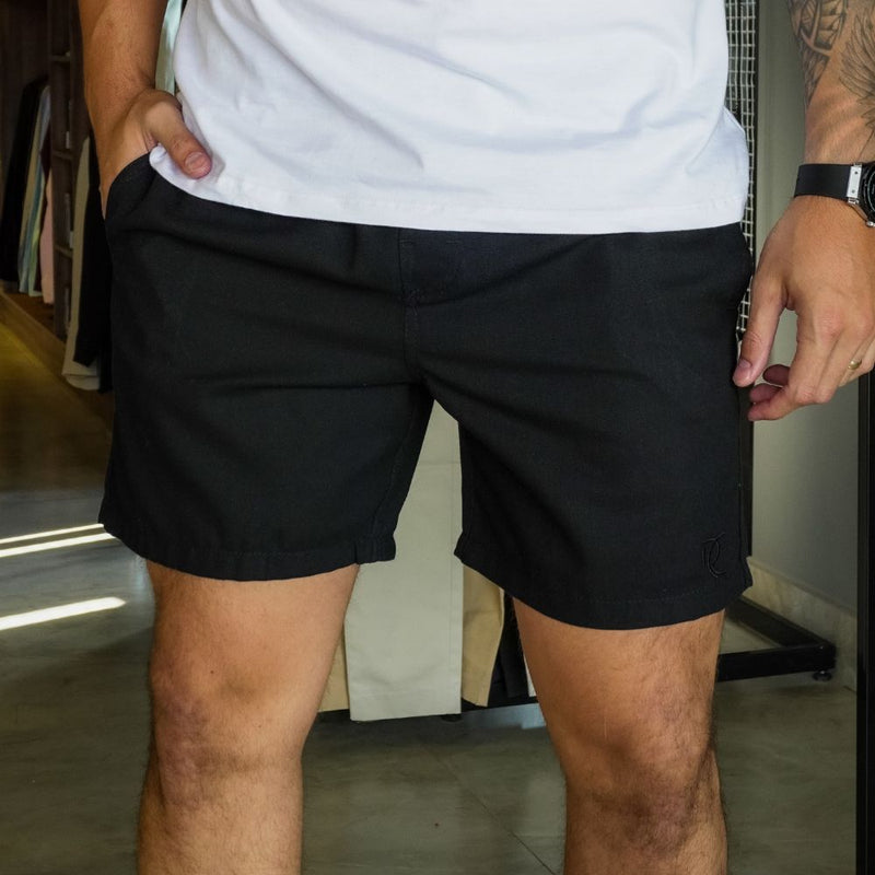 Short Masculino de Linho RC – Estilo Casual e Confortável | Várias Cores