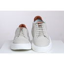 Sneaker Casual Masculino RC Off White – Design Minimalista e Detalhe Marrom no Calcanhar