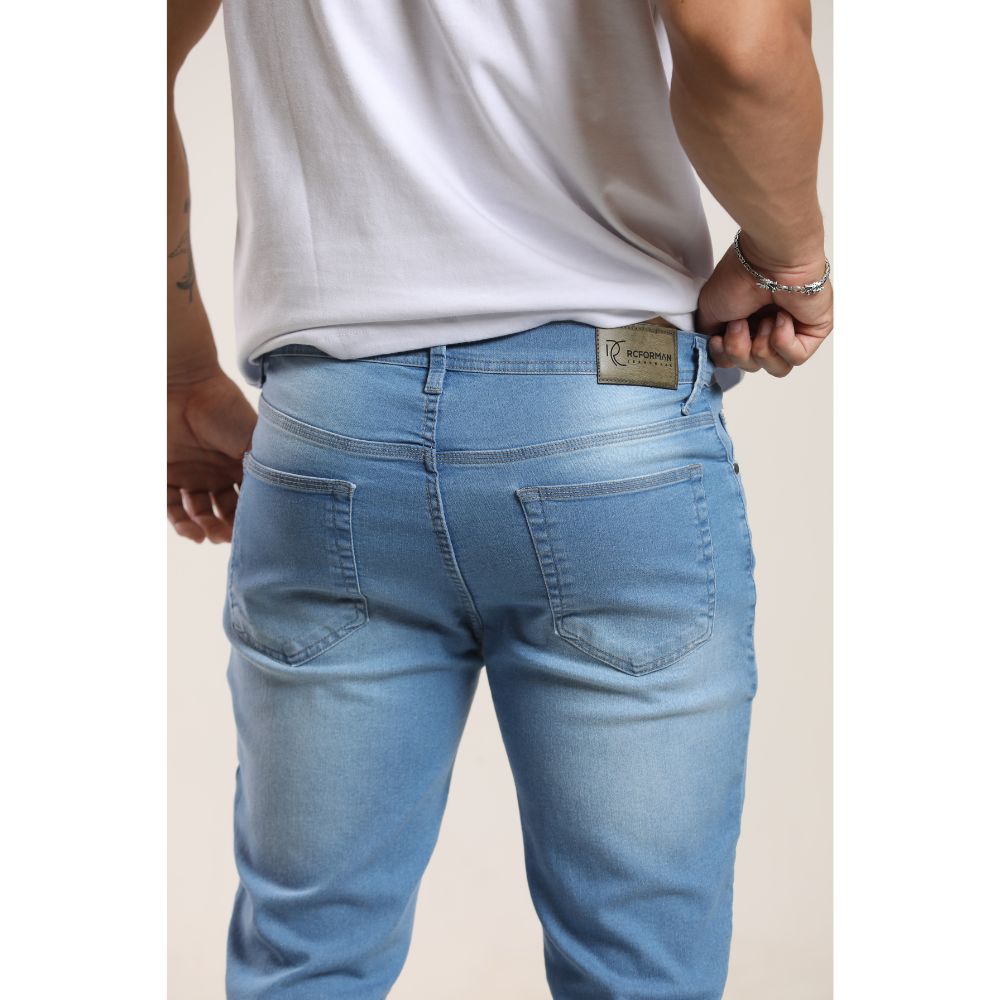 Calça Jeans Masculina Skinny Claro - Conforto e Estilo