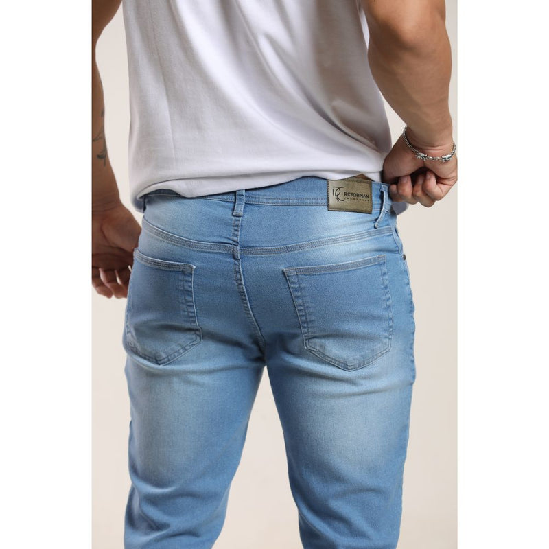Calça Jeans Masculina Skinny Claro - Conforto e Estilo