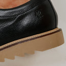 Sapato Derby Masculino RC Preto – Couro Sintético com Solado Tratorado Bege