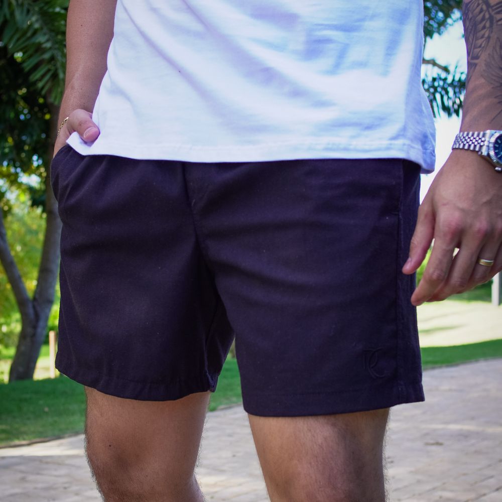 Short Masculino de Linho RC – Estilo Casual e Confortável | Várias Cores