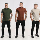 Camiseta Gola Média Masculina em Suedine - Estilo e Conforto