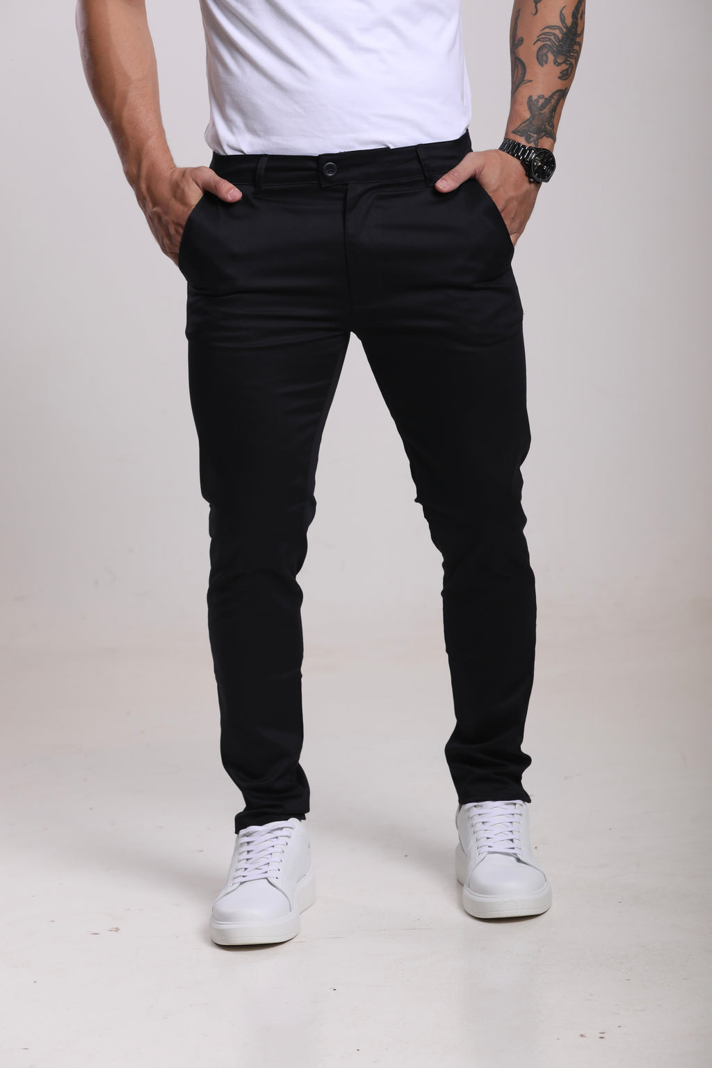 Calça Alfaiataria RC Masculina  Em Sarja - Elegância e Conforto | Moda Masculina