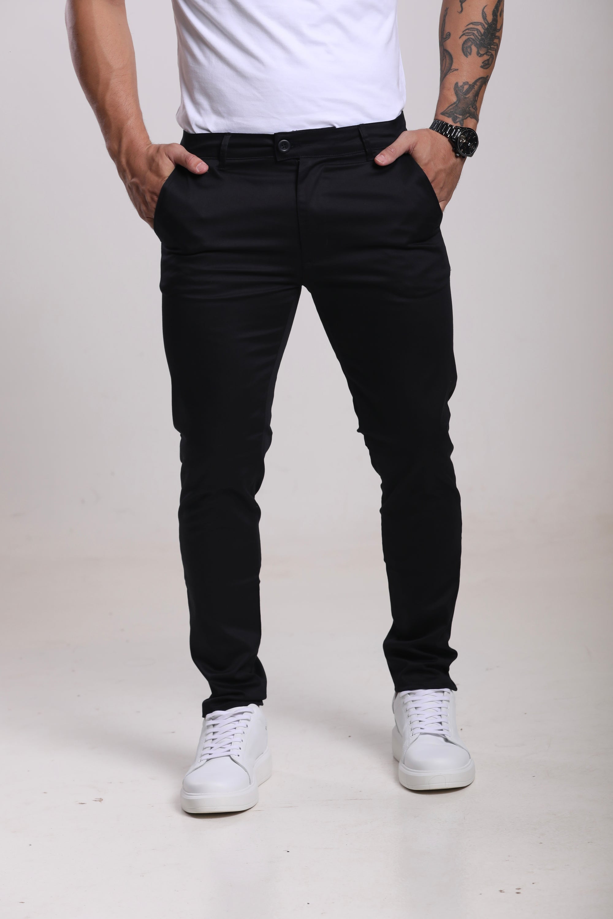 Calça Alfaiataria RC Masculina  Em Sarja - Elegância e Conforto | Moda Masculina